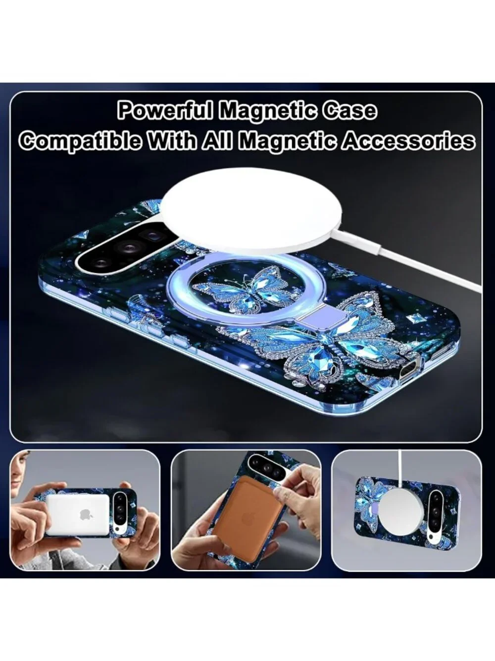 Glow in the Dark Magnetic Slim Case for Google Pixel 10/10 Pro - Shockproof